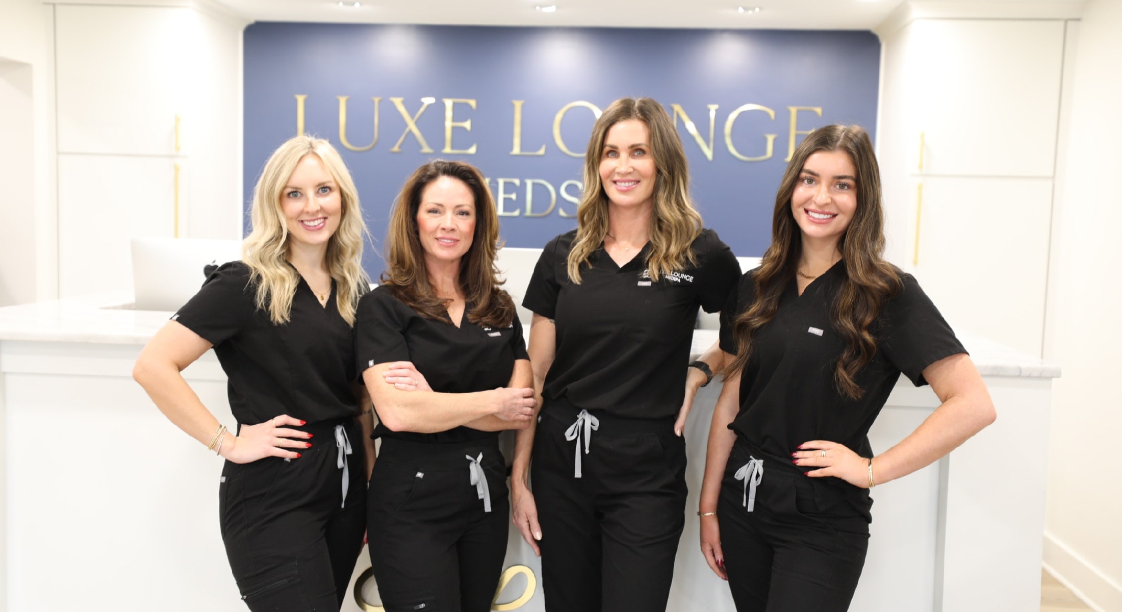 Lexington med spa model with blonde hair