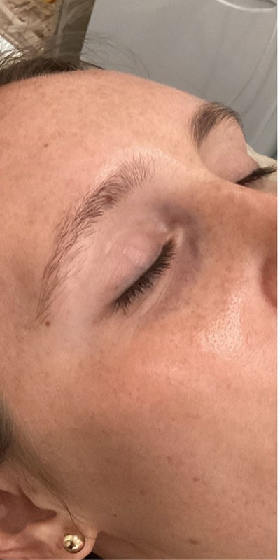 Brow Laminations Before & After Image