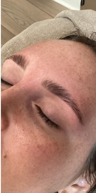 Brow Laminations Before & After Image