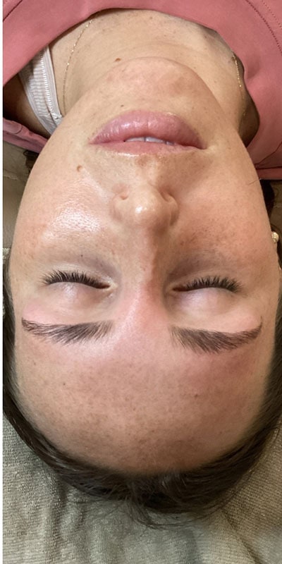 Brow Laminations Before & After Image